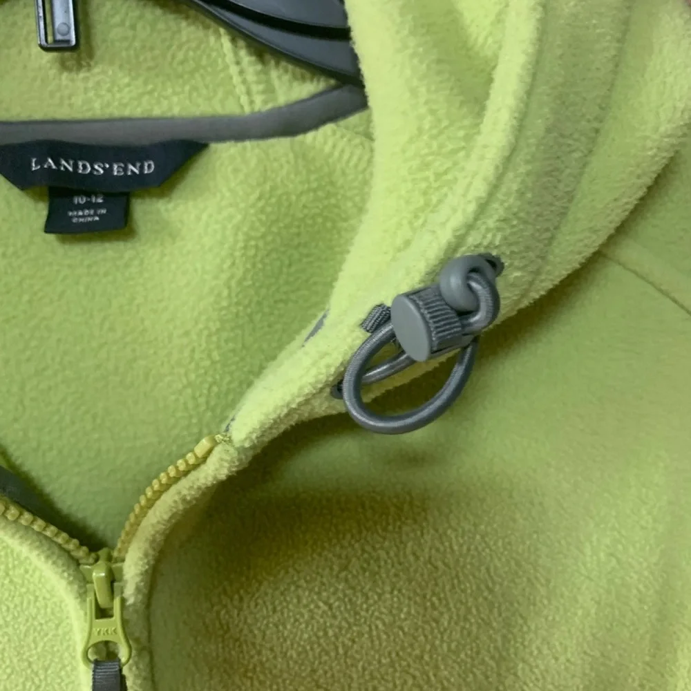 Land's End Sz Md 10-12 Fleece Full Zip Jacket Women's - Picture 4 of 10